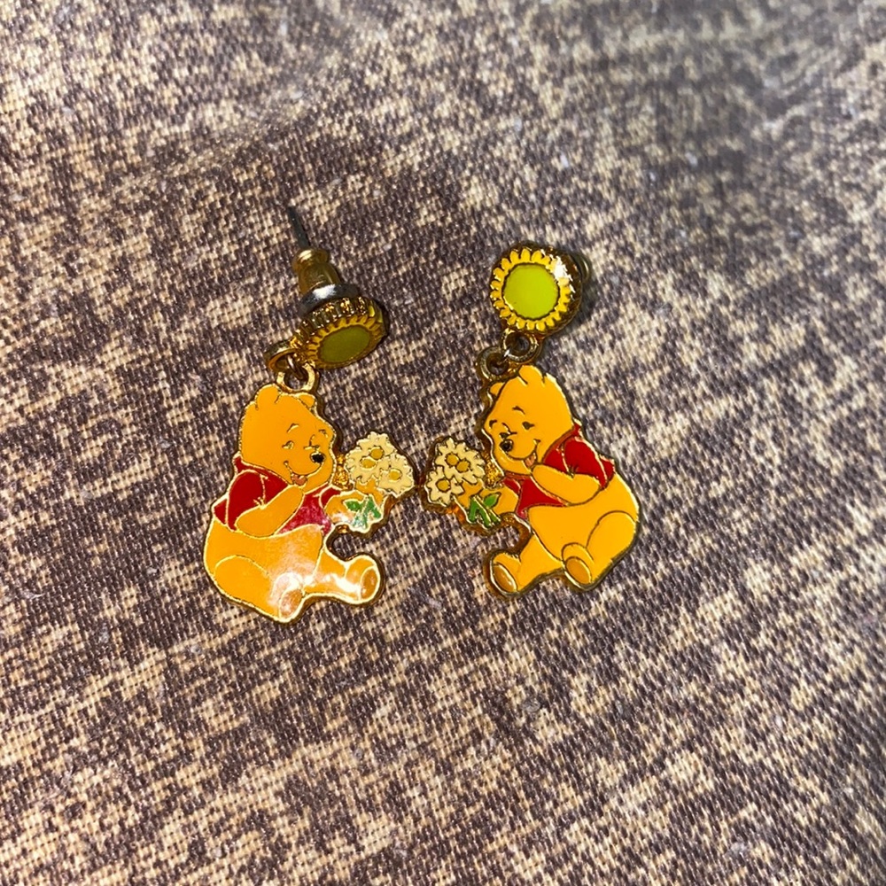 Winnie the Pooh Vintage Earrings